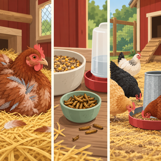 Exclusive AviFarms illustration for Get Stronger Shells: Could Dried Black Soldier Fly Larvae Help Your Layers?