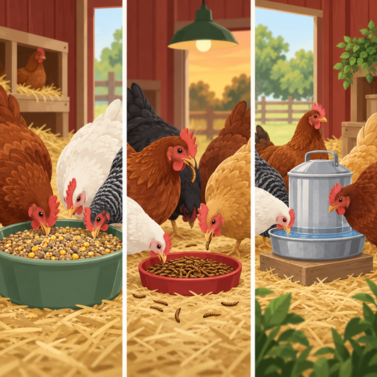 Exclusive AviFarms illustration for Turn a Boring Run Into a Foraging Game With Dried BSFL