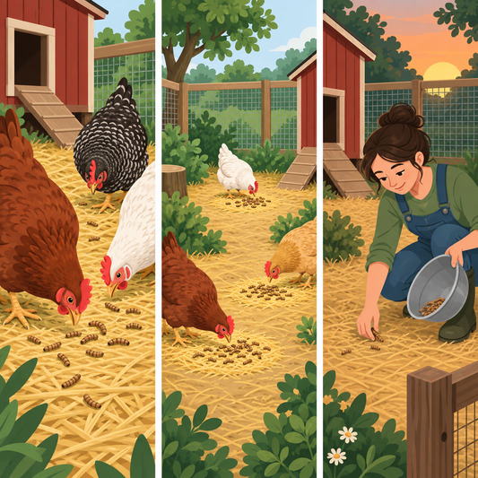 Exclusive AviFarms illustration for Reward Your Flock Without Replacing Their Main Feed