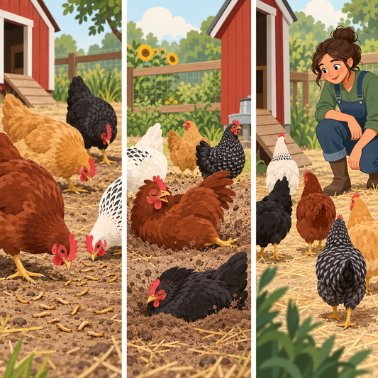 Exclusive AviFarms illustration for Can Dried BSFL Make Daily Coop Checks Easier?