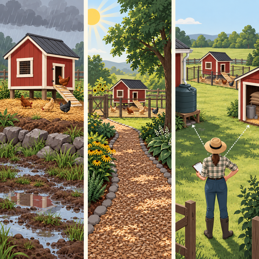Exclusive AviFarms illustration for What Coop Design Should You Choose for a Backyard Flock?