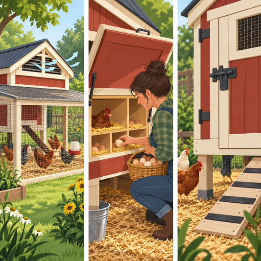 Exclusive AviFarms illustration for How Much Space Do Chickens Really Need in a Small Backyard?