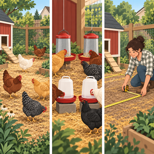 Exclusive AviFarms illustration for Where Should You Put a Chicken Coop on Your Homestead?