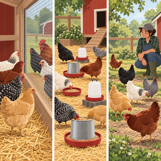 Exclusive AviFarms illustration for How Should You Introduce New Chickens to an Established Flock?
