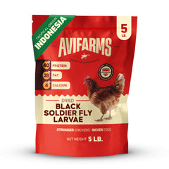 Dried Black Saldier Fly Larvae - 5LB