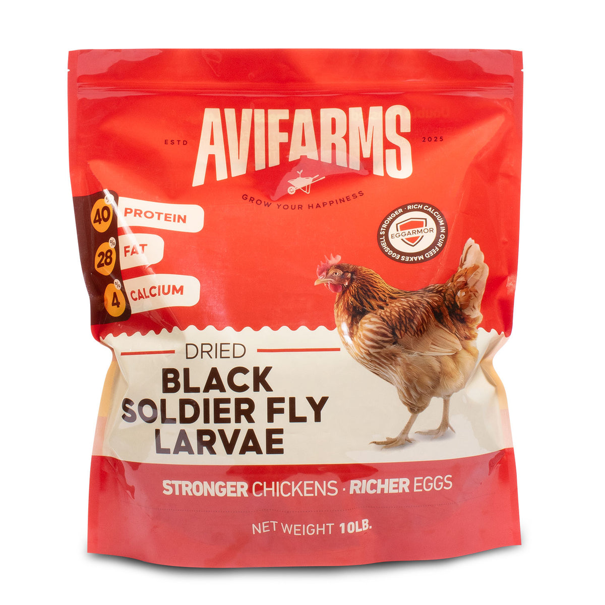 Dried Black Saldier Fly Larvae - 10LB